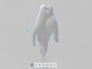 BJD doll 3D doll hand model AT001 3D print Free model Free 3D Принт Модель