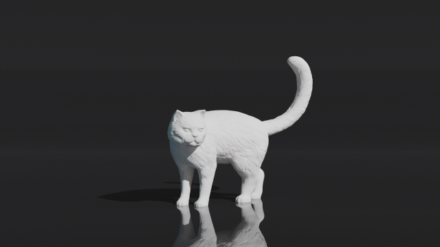 Cat 3D Print Model 3D print model 3D Print Model .c4d .max .obj .3ds .fbx .stl .blend 