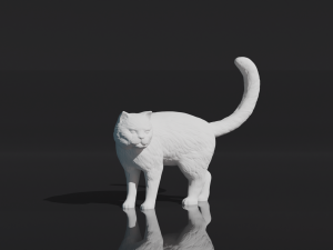Cat 3D Print Model 3D print model 3D प्रिंट मॉडल