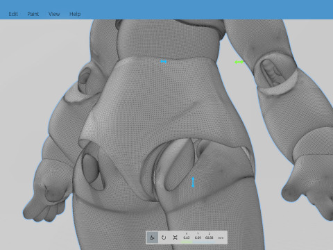 BJD Doll Girl Beta Ball Joint Doll 3D Printed Model 3D 打印模型