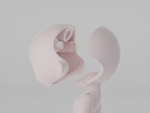 BJD Doll Girl Beta Ball Joint Doll 3D Printed Model 3D 打印模型