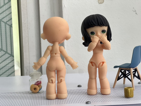 BJD Doll Girl Beta Ball Joint Doll 3D Printed Model 3D 打印模型