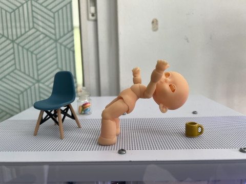 BJD Doll Girl Beta Ball Joint Doll 3D Printed Model 3D 打印模型