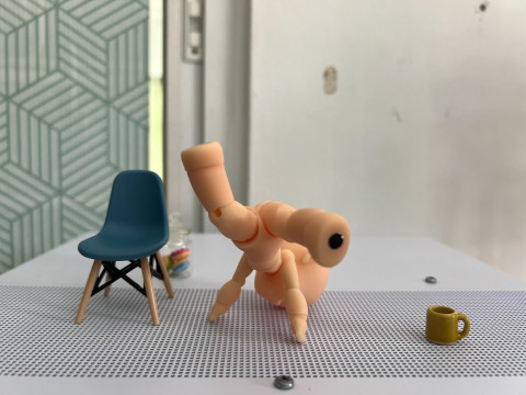 BJD Doll Girl Beta Ball Joint Doll 3D Printed Model 3D 打印模型