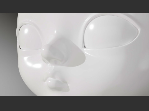 BJD doll 3D doll head model BETA002 3D print model 3D print model 3Dプリントモデル