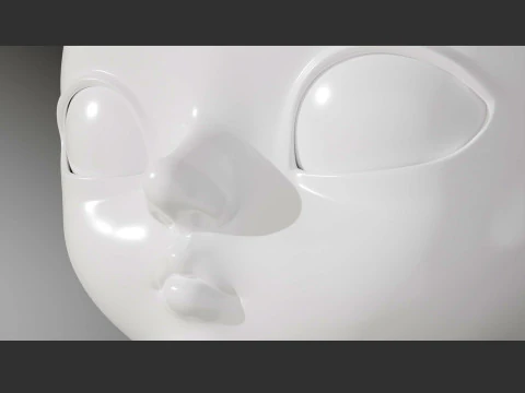 BJD doll 3D doll head model BETA002 3D print model 3D print model 3D Print Model