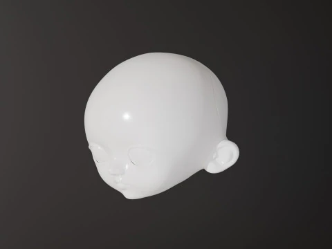 BJD doll 3D doll head model BETA002 3D print model 3D print model 3D Print Model