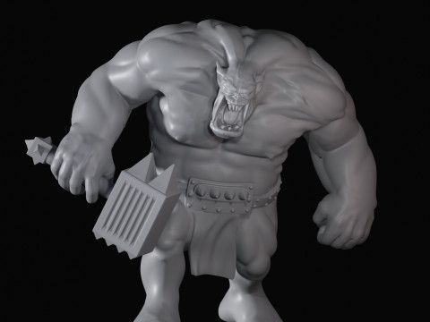 Orc 1 3D Baskı Modeli