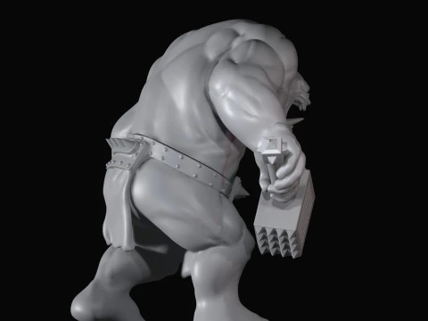 オーク1 3Dプリントモデル