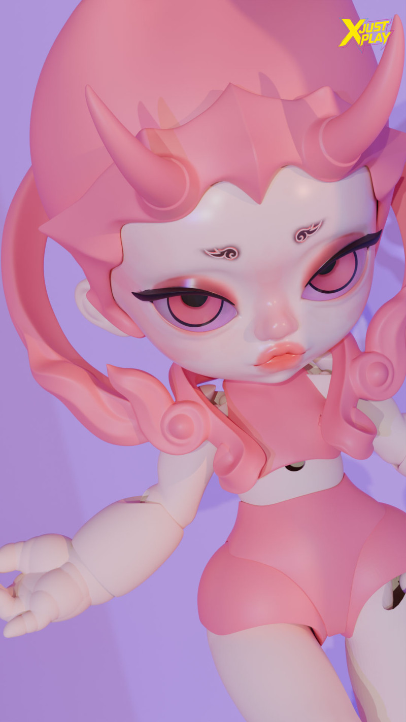 A child born from a lotus flower 3D print model 3D Model .c4d .max .obj .3ds .fbx .stl .blend