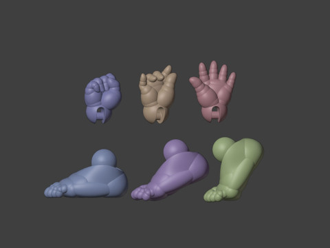A child born from a lotus flower 3D print model 3D Model