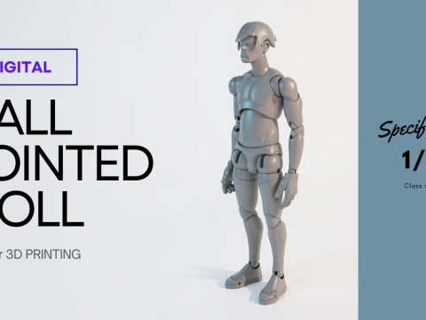 Mr Puid Gangster Series Bjd doll for 3d printing 3D print model 3D Print Model