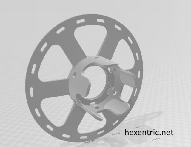 filament spool 3D 프린트 모델 .c4d .max .obj .3ds .fbx .stl .blend 