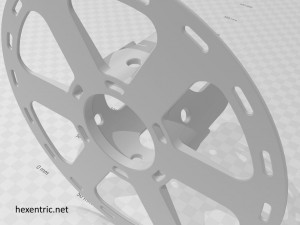 filament spool 3D 프린트 모델