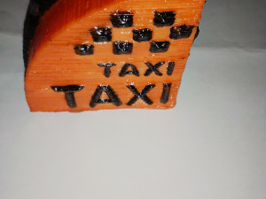 checker taxi 3D 模型