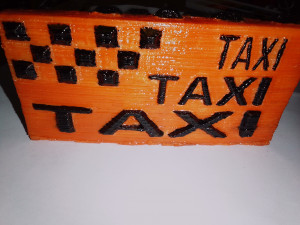 checker taxi Modelo 3D