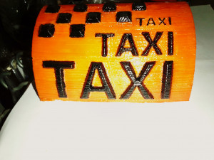checker taxi Modelo 3D