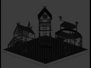 Viking village 3D Модель