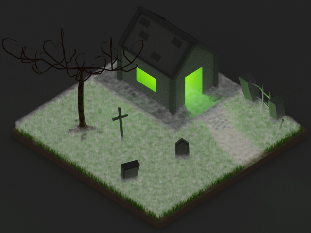 dead corner Model 3D .c4d .max .obj .3ds .fbx .stl .blend 