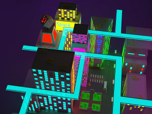 City of the future 3D Model