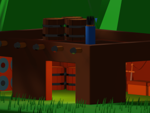 greek temple 3D Model