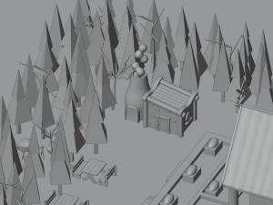 greek temple 3D Model