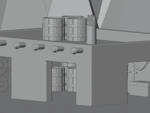 temple grec Modèle 3D