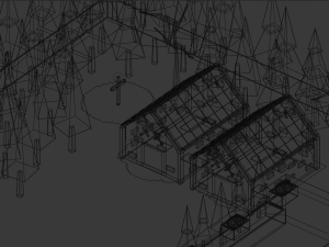 greek temple 3D Model