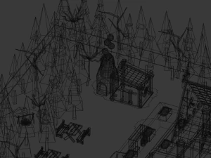 temple grec Modèle 3D