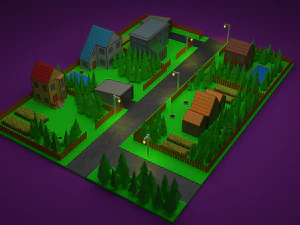 Dorp 3D Model