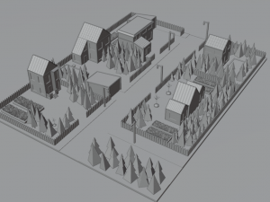 Town Modèle 3D