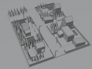 Town Modèle 3D