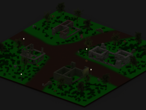 Village 3D 模型