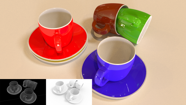 Coffee cup Model 3D .c4d .max .obj .3ds .fbx .stl .blend 