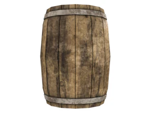 Barrel Wood 3D Model