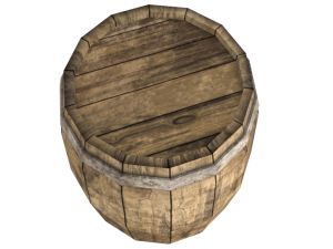 Barrel Wood 3D मॉडल