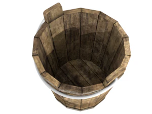 Bucket Wood 3D Model