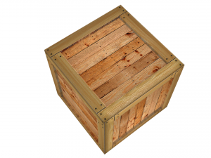 Wooden Box 3D मॉडल