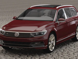 Vw passat b7 3D Model