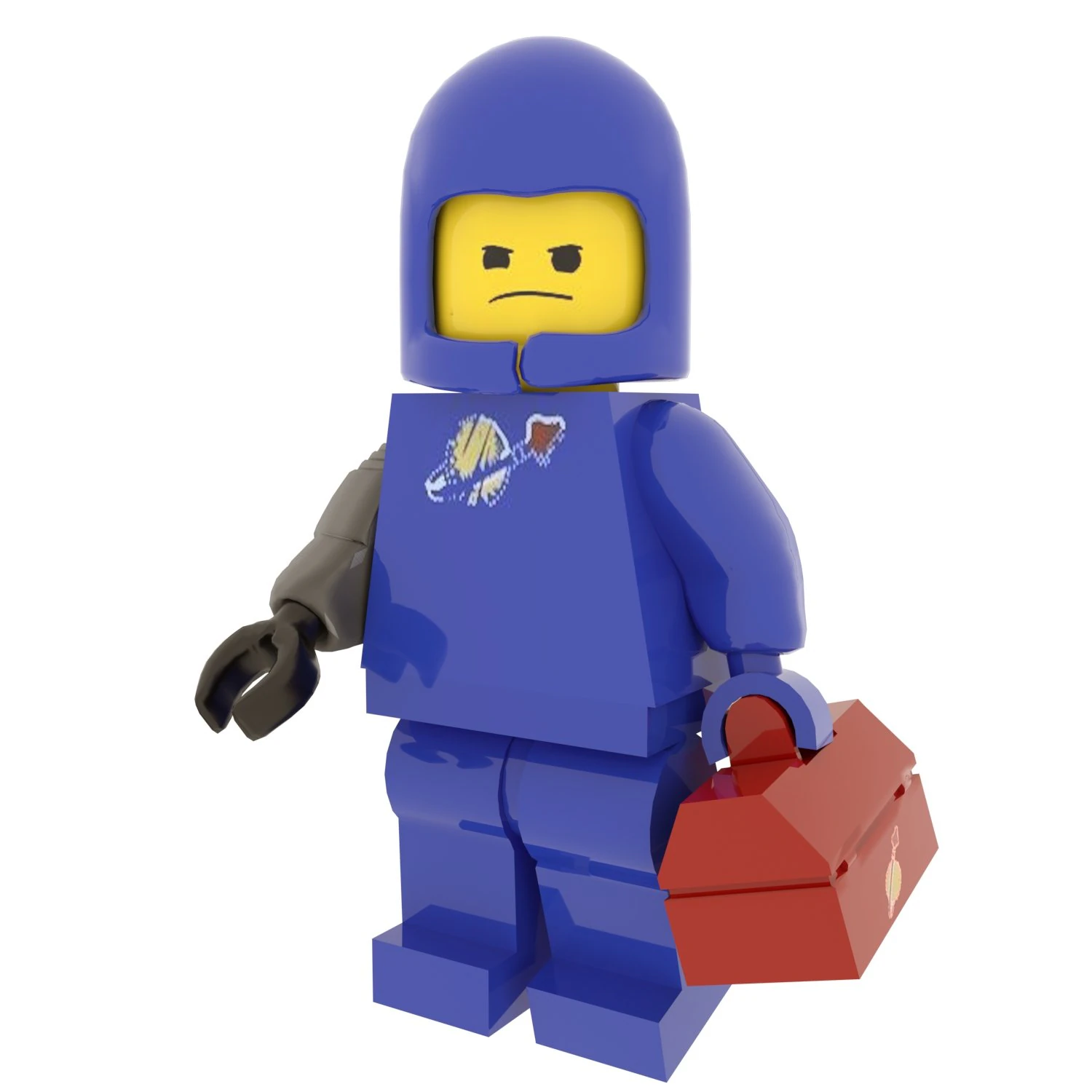 benny lego man 3D Model .c4d .max .obj .3ds .fbx .stl .blend 