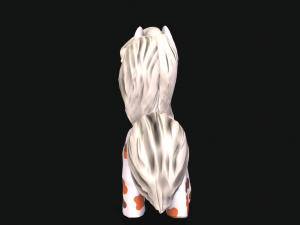 pony with animation 3D मॉडल