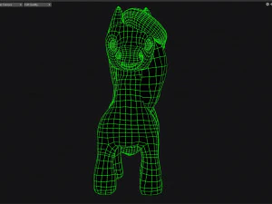 pony with animation 3D Model