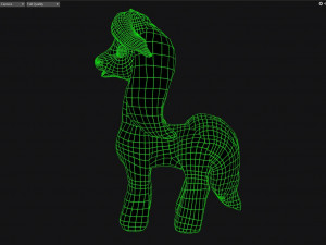pony with animation 3D मॉडल
