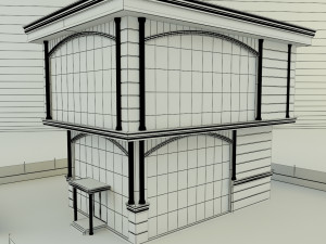 Office building 581 model 3D 模型