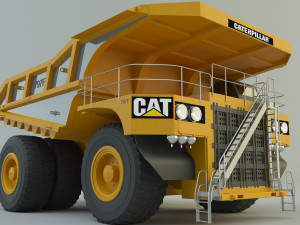 Caterpillar 797f truck model 3D Model