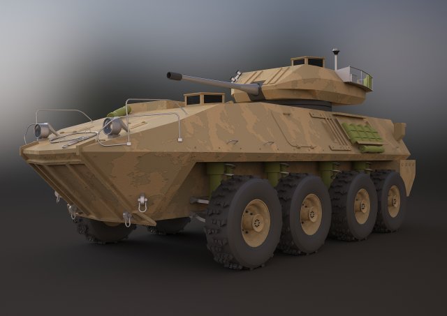 Lav-25 military vehicle 3ds max 3D 模型 .c4d .max .obj .3ds .fbx .stl .blend