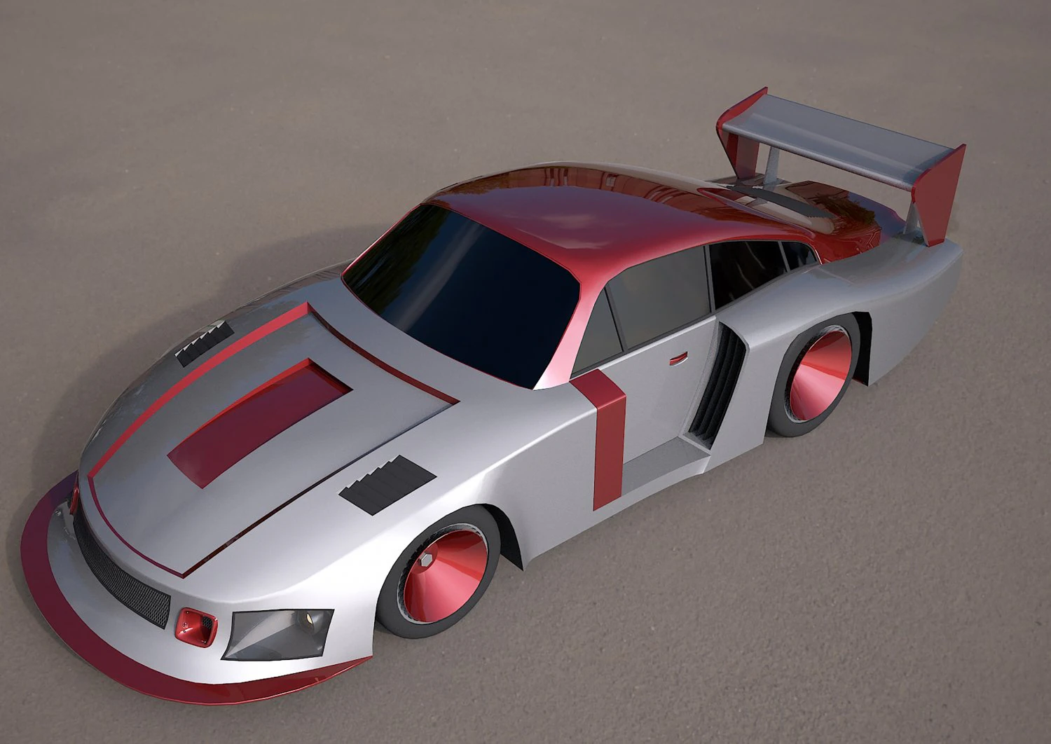 Nascar racing vehicle 3D Model .c4d .max .obj .3ds .fbx .stl .blend