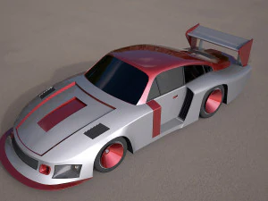 Veículo de corrida da Nascar Modelo 3D