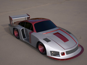 Nascar racing vehicle 3D 模型