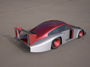 Nascar racing vehicle 3D 模型